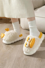 Cute Duck Slip-on Fuzzy Slippers